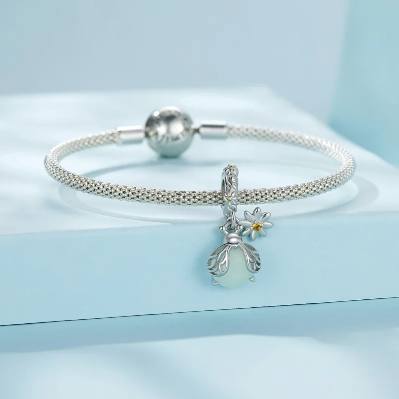 (obrázek pro) Pandora styl Jiskřivý Luminozní Dangle - SCC2615 - Zobrazit 3