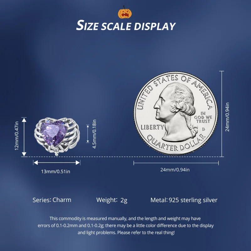 (obrázek pro) Pandora styl Kostra Srdce Přívěsek - BSC910 - Zobrazit 7