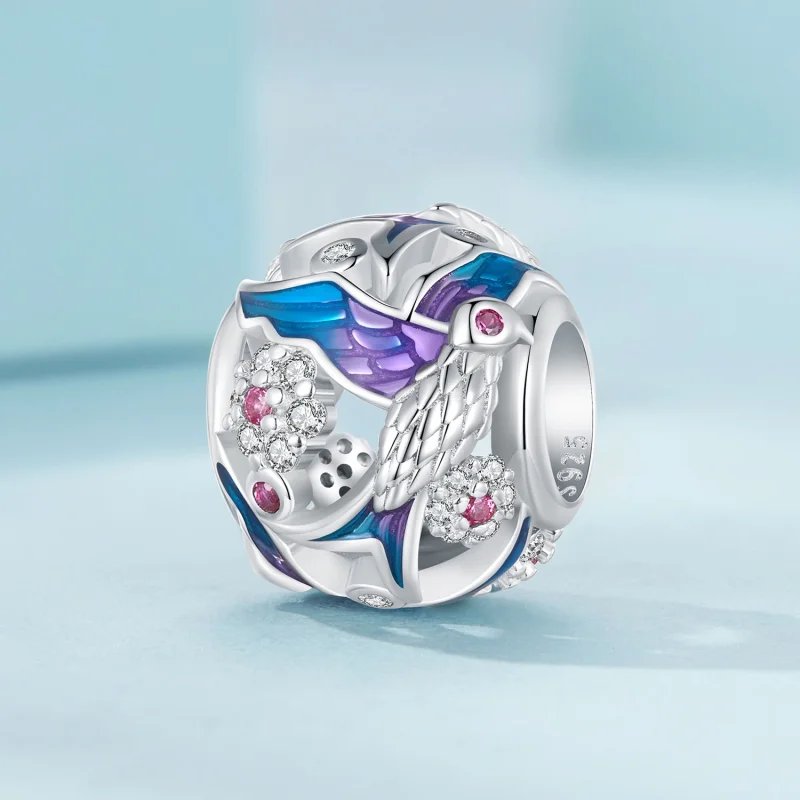 (obrázek pro) Pandora styl Královský motýlek amulet - SCC2627 - Zobrazit 2