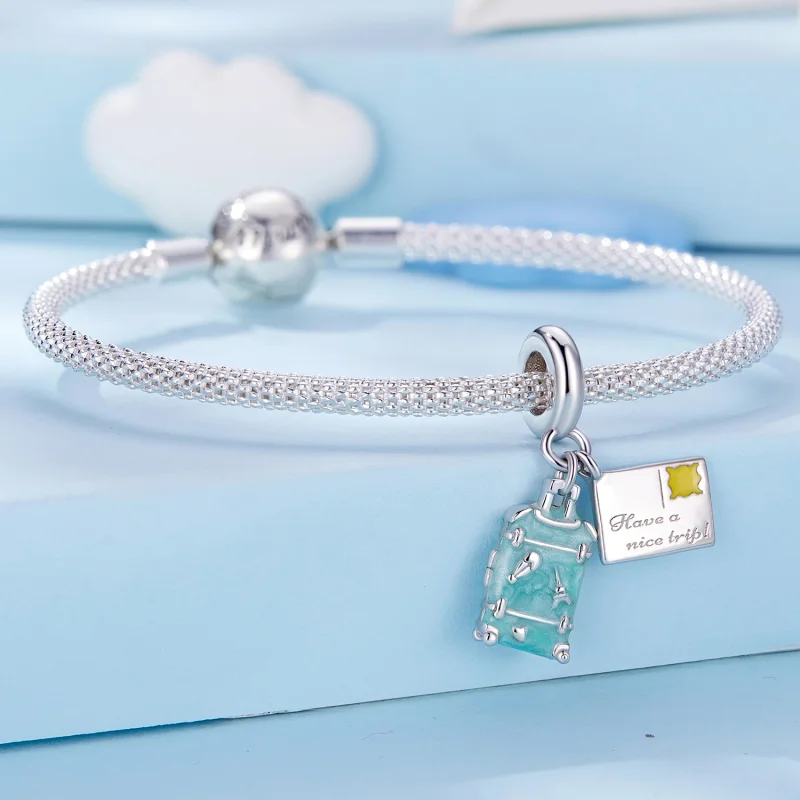 (obrázek pro) Pandora styl kufřík s přívěskem - SCC2480 - Zobrazit 6