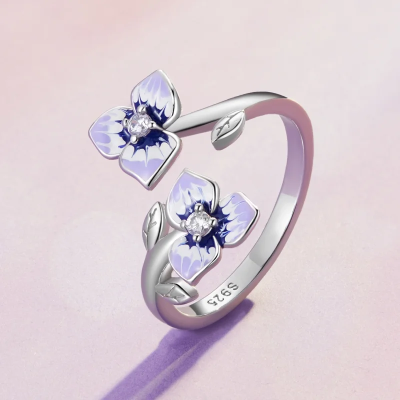 (obrázek pro) Pandora styl Květina Ring - BSR451-E - Zobrazit 2