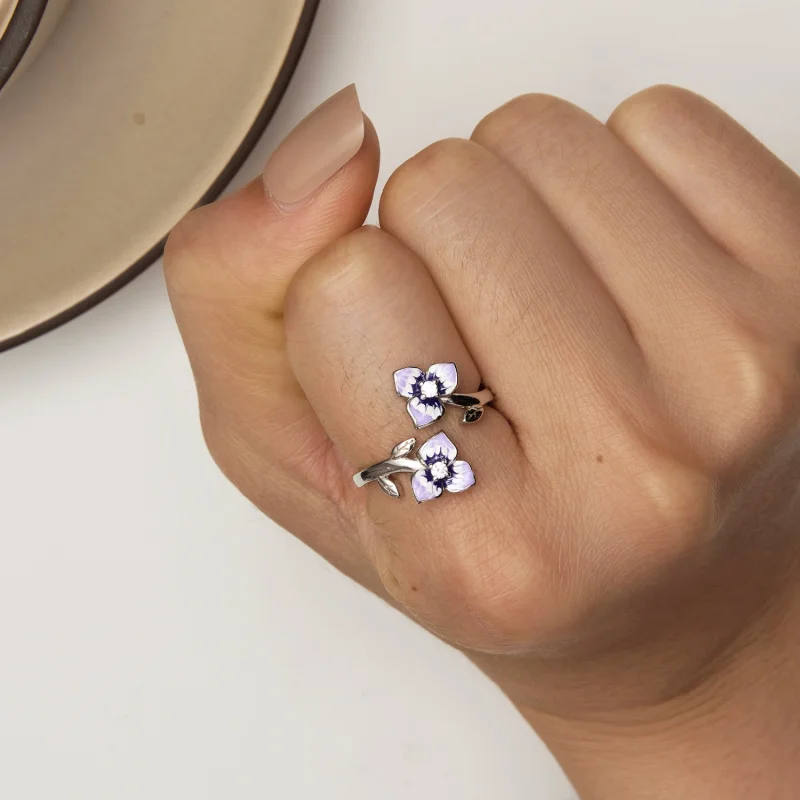 (obrázek pro) Pandora styl Květina Ring - BSR451-E - Zobrazit 6