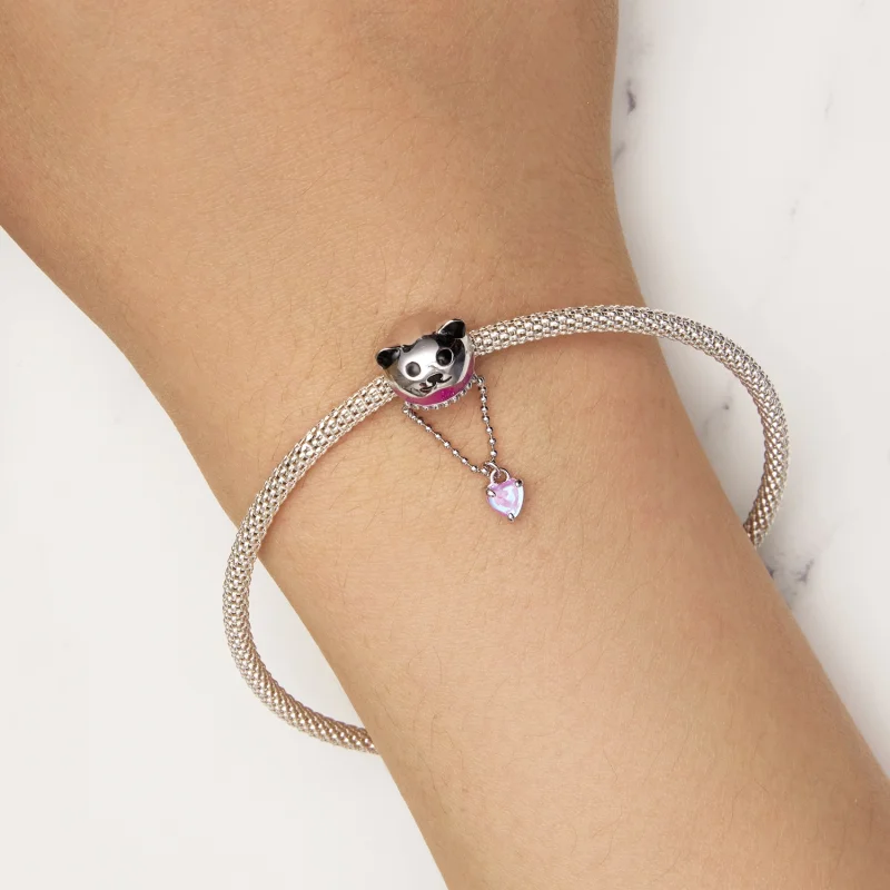 (obrázek pro) Pandora styl Medvěd horkovzdušný balón amulet - SCC2550 - Zobrazit 5