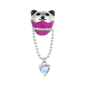 (obrázek pro) Pandora styl Medvěd horkovzdušný balón amulet - SCC2550