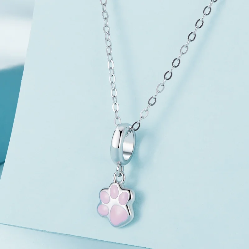 (obrázek pro) Pandora styl Mini bílá mačka dráp Dangle - SCC2476-A - Zobrazit 2