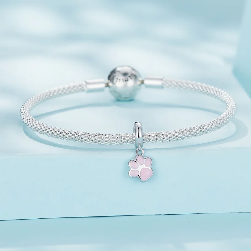 (obrázek pro) Pandora styl Mini bílá mačka dráp Dangle - SCC2476-A - Zobrazit 3
