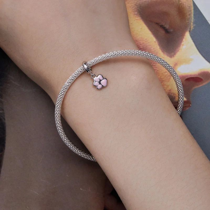 (obrázek pro) Pandora styl Mini bílá mačka dráp Dangle - SCC2476-A - Zobrazit 5