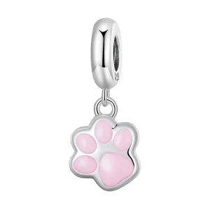 (obrázek pro) Pandora styl Mini bílá mačka dráp Dangle - SCC2476-A
