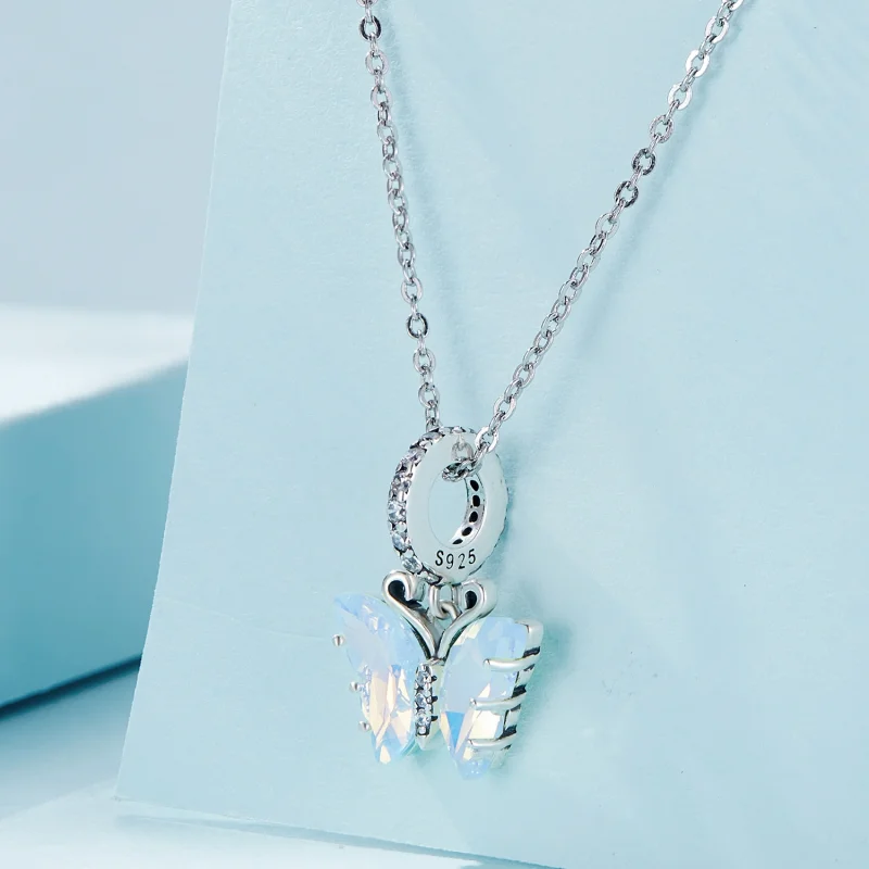 (obrázek pro) Pandora styl Modrá Aurora motýl Dangle - SCC2305 - Zobrazit 2