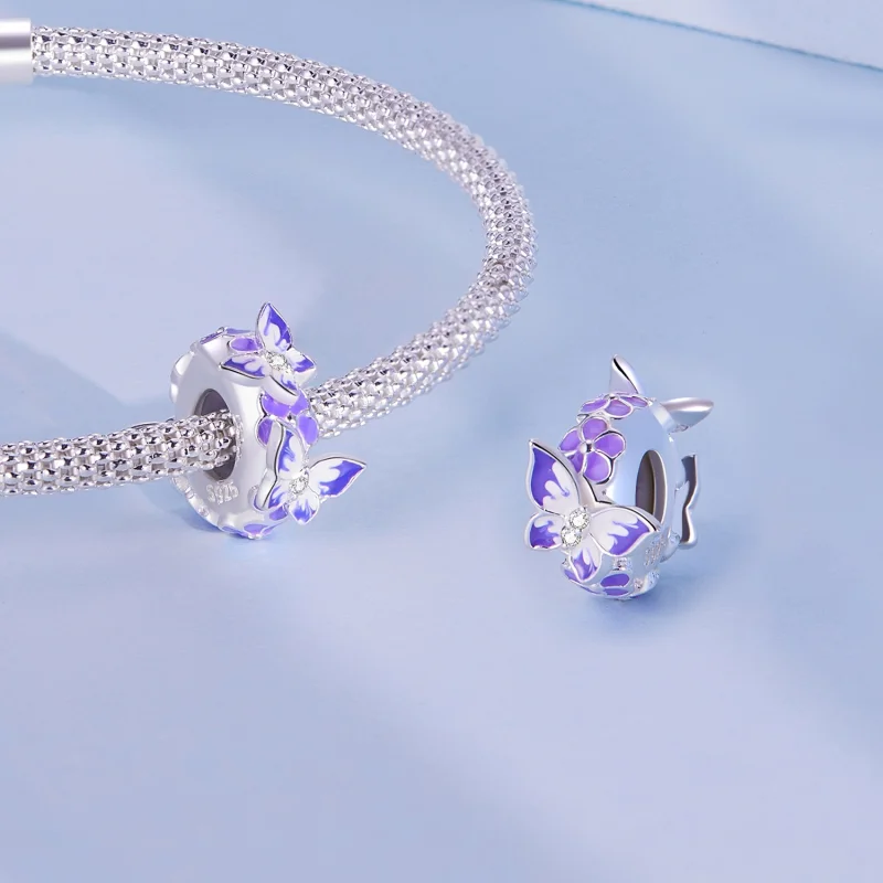 (obrázek pro) Pandora styl Motýl Spacer - SCC2462 - Zobrazit 4