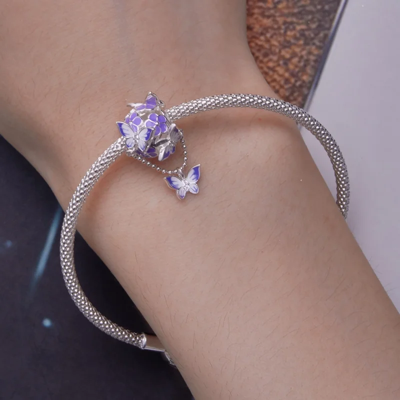 (obrázek pro) Pandora styl Motýl Tassel Charm - SCC2460 - Zobrazit 5