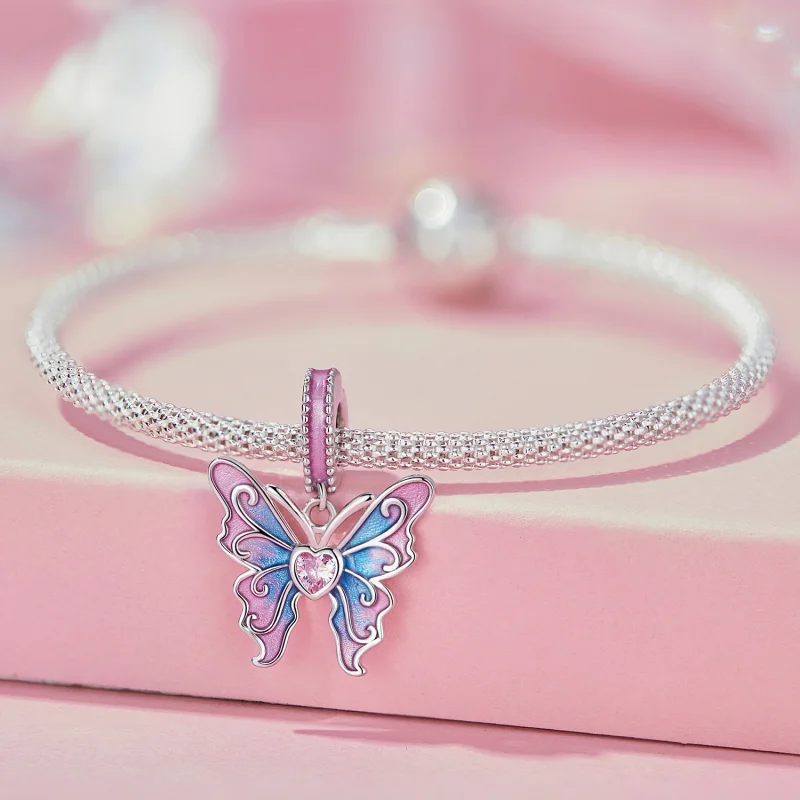 (obrázek pro) Pandora styl Motýl Víla Dangle - SCC2472 - Zobrazit 9