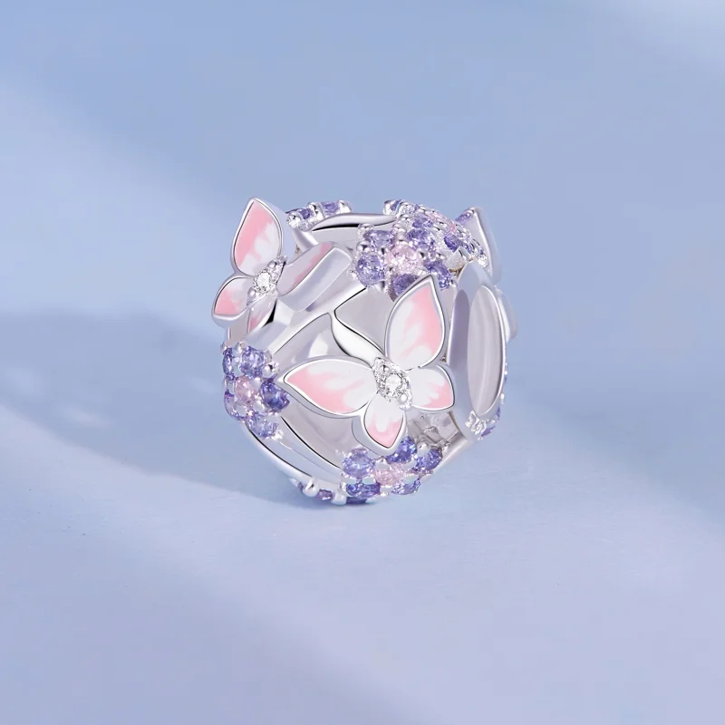 (obrázek pro) Pandora styl Motýl Zirkon Charm - SCC2463 - Zobrazit 2