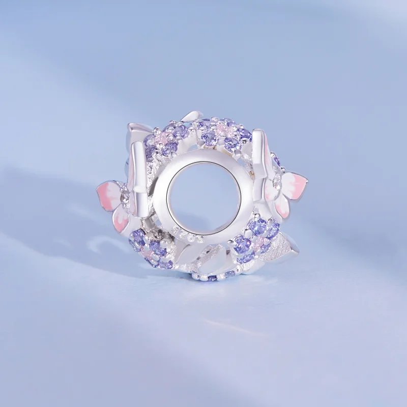 (obrázek pro) Pandora styl Motýl Zirkon Charm - SCC2463 - Zobrazit 3