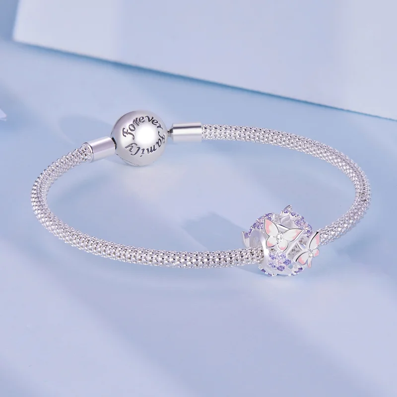 (obrázek pro) Pandora styl Motýl Zirkon Charm - SCC2463 - Zobrazit 5