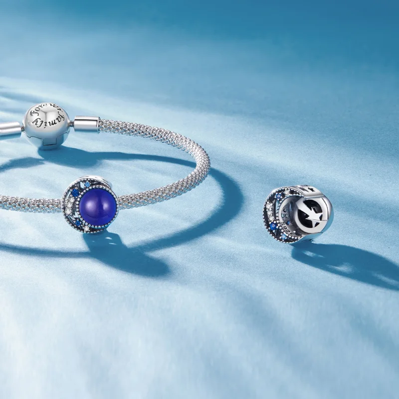 (obrázek pro) Pandora styl Měsíc Mood Stone Charm - SCC2558 - Zobrazit 5