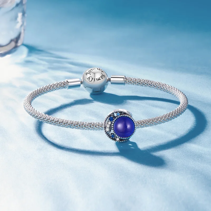 (obrázek pro) Pandora styl Měsíc Mood Stone Charm - SCC2558 - Zobrazit 6
