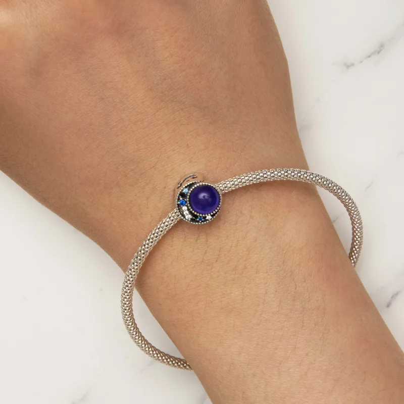 (obrázek pro) Pandora styl Měsíc Mood Stone Charm - SCC2558 - Zobrazit 9