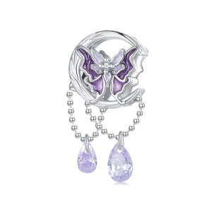 (obrázek pro) Pandora styl Měsíc Motýl Charm - SCC2545