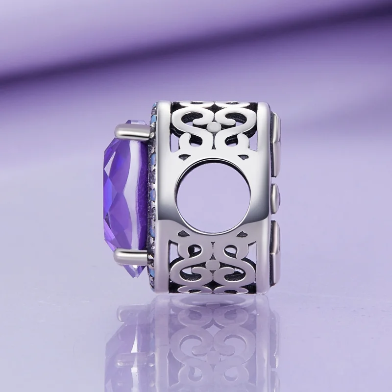 (obrázek pro) Pandora styl Měsíční Gem Charm - BSC891 - Zobrazit 3