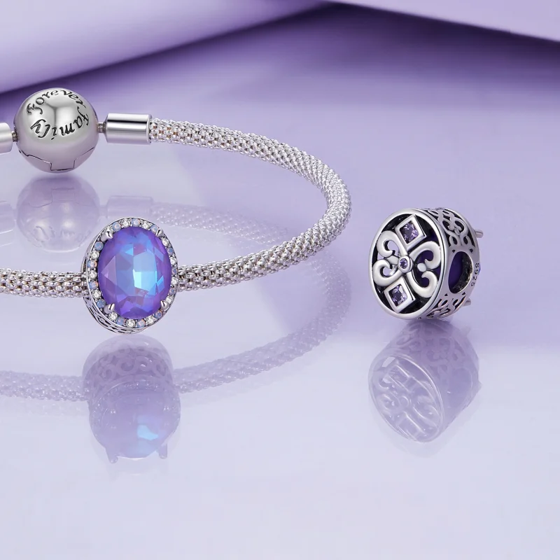 (obrázek pro) Pandora styl Měsíční Gem Charm - BSC891 - Zobrazit 4