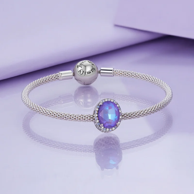 (obrázek pro) Pandora styl Měsíční Gem Charm - BSC891 - Zobrazit 5