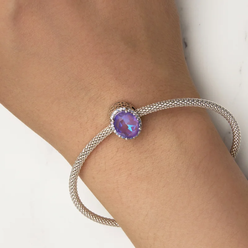 (obrázek pro) Pandora styl Měsíční Gem Charm - BSC891 - Zobrazit 7