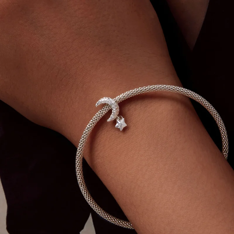 (obrázek pro) Pandora styl Měsíční vzor amulet - SCC2619 - Zobrazit 6