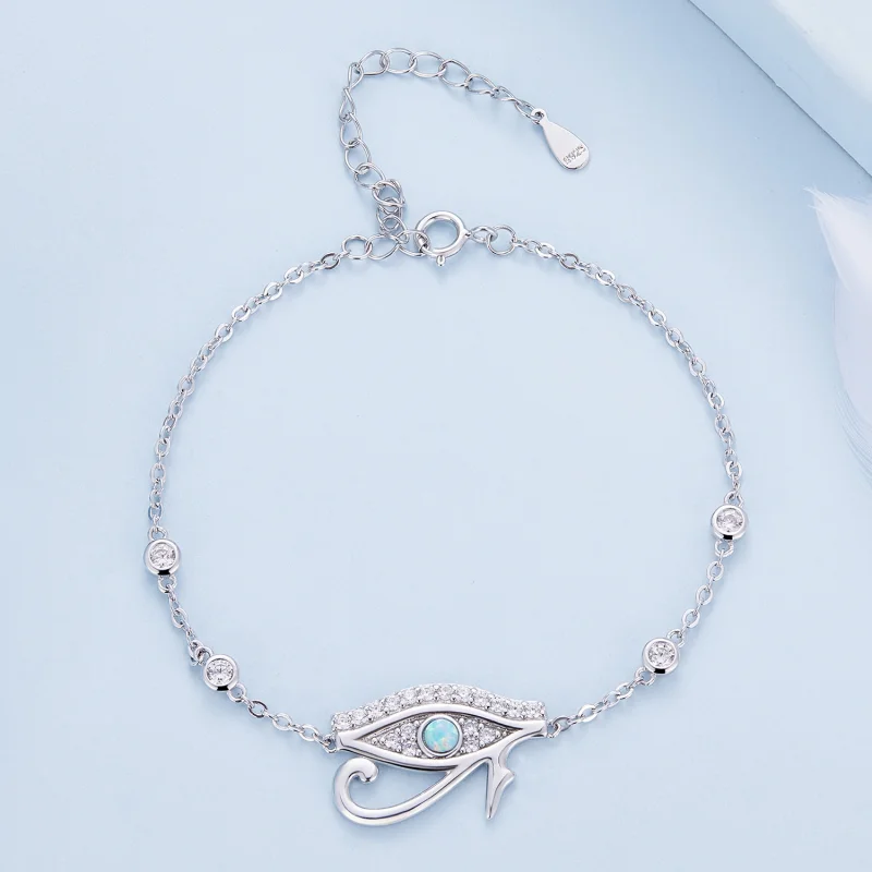 (obrázek pro) Pandora styl Oční symbol boha Hóra řetězový náramek - BSB114 - Zobrazit 2