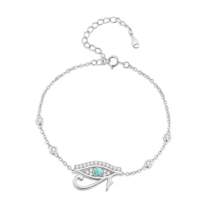 (obrázek pro) Pandora styl Oční symbol boha Hóra řetězový náramek - BSB114