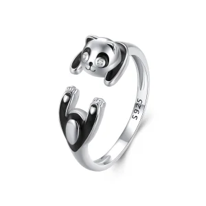 (obrázek pro) Pandora styl Panda prsten - SCR969-E