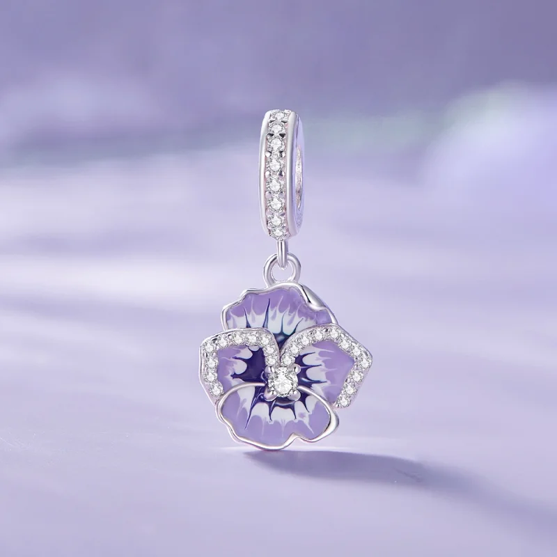 (obrázek pro) Pandora styl Pansy Dangle - SCC2583 - Zobrazit 2