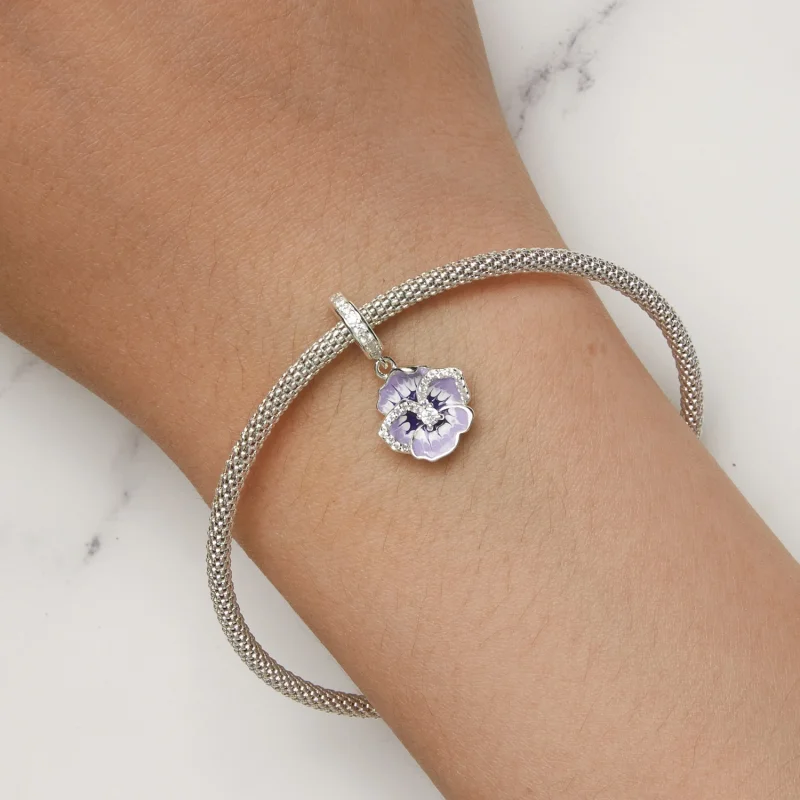 (obrázek pro) Pandora styl Pansy Dangle - SCC2583 - Zobrazit 10