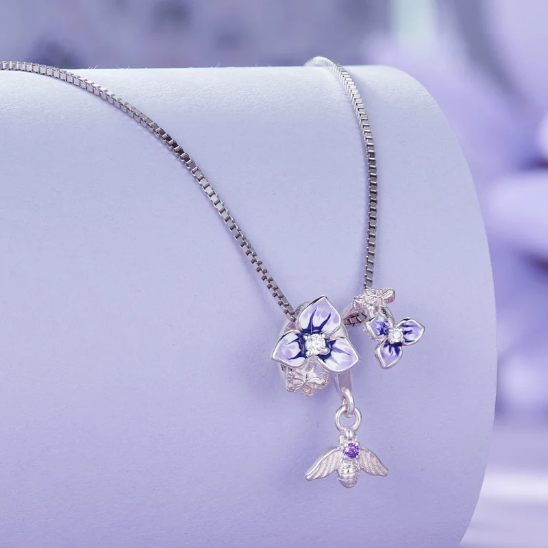 (obrázek pro) Pandora styl Pansy Dangle - SCC2584 - Zobrazit 4