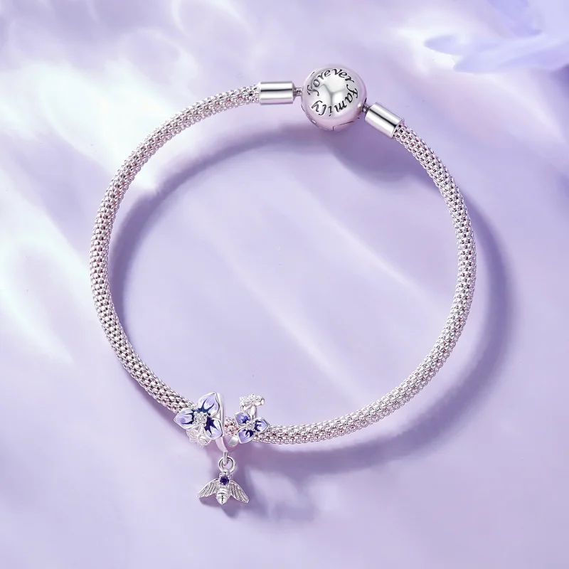 (obrázek pro) Pandora styl Pansy Dangle - SCC2584 - Zobrazit 7