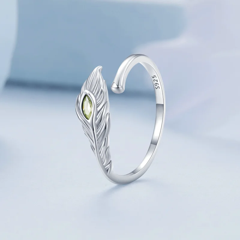 (obrázek pro) Pandora styl pavích per Open Ring - BSR424 - Zobrazit 2