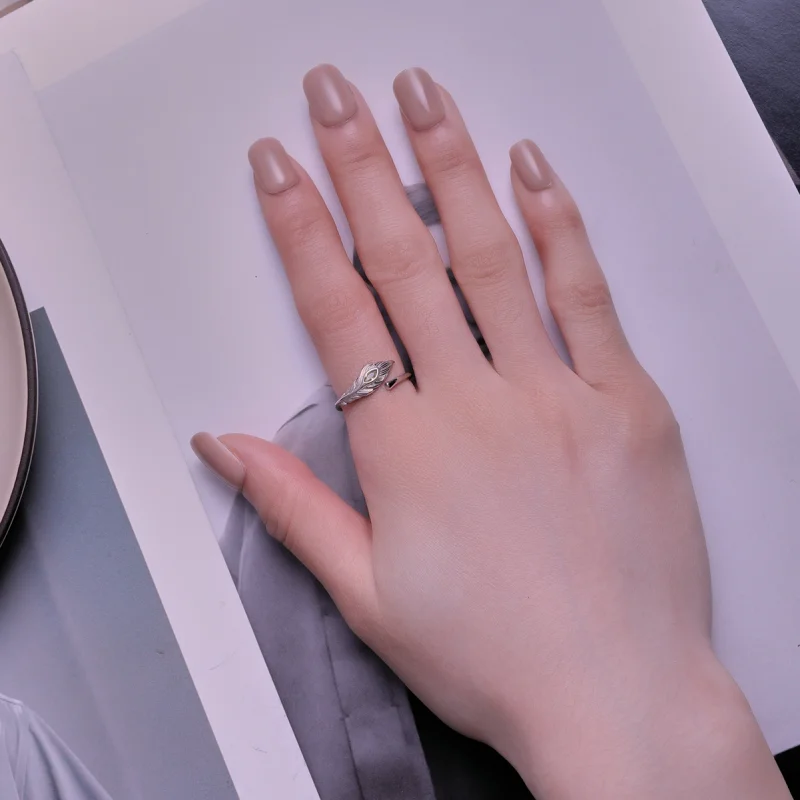 (obrázek pro) Pandora styl pavích per Open Ring - BSR424 - Zobrazit 4