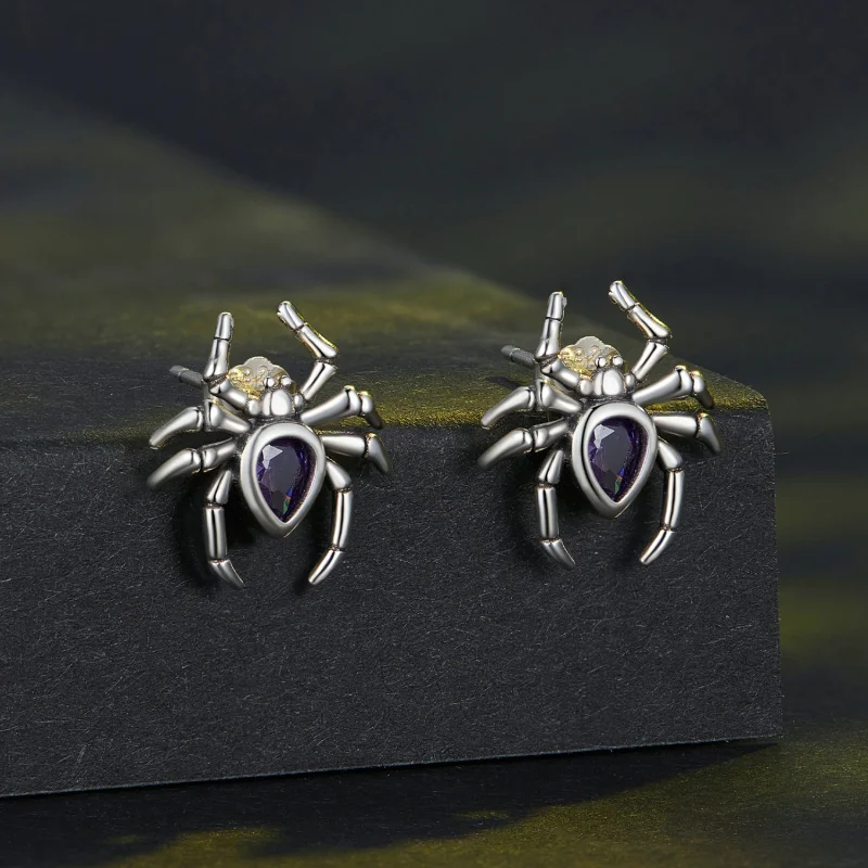 (obrázek pro) Pandora styl Pavouk Studs náušnice - BSE891 - Zobrazit 2