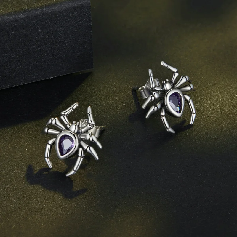 (obrázek pro) Pandora styl Pavouk Studs náušnice - BSE891 - Zobrazit 3