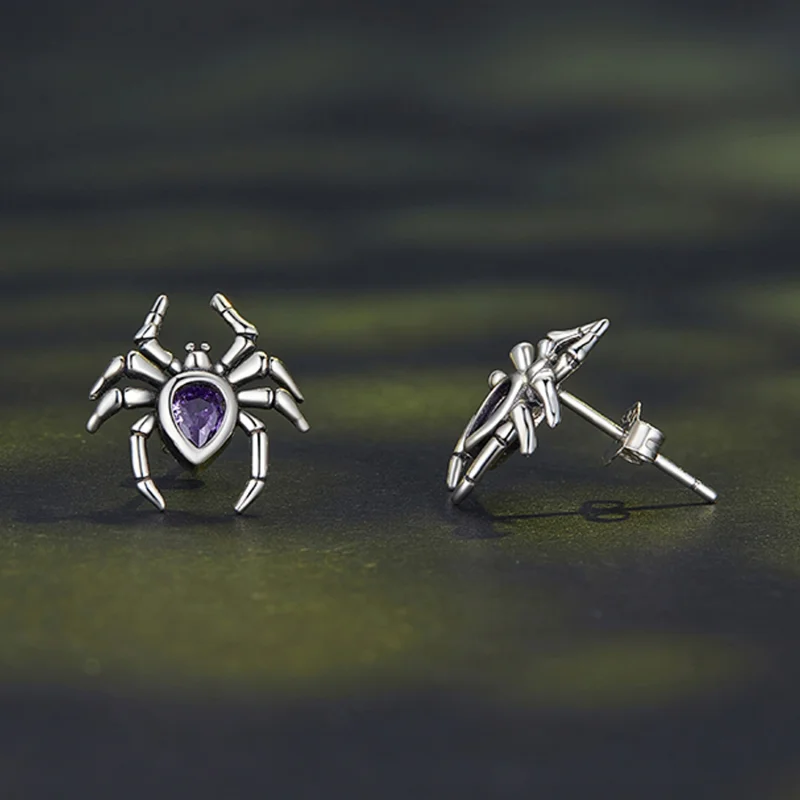 (obrázek pro) Pandora styl Pavouk Studs náušnice - BSE891 - Zobrazit 4