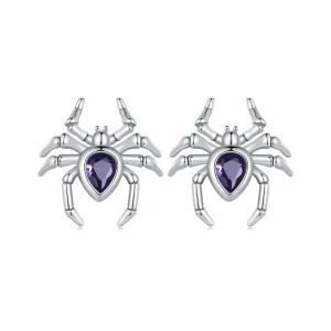(obrázek pro) Pandora styl Pavouk Studs náušnice - BSE891