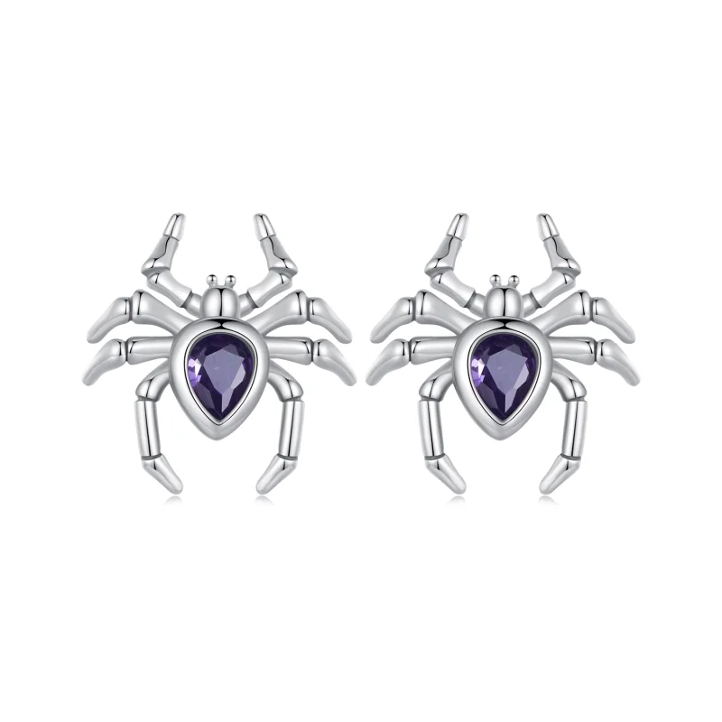 (obrázek pro) Pandora styl Pavouk Studs náušnice - BSE891