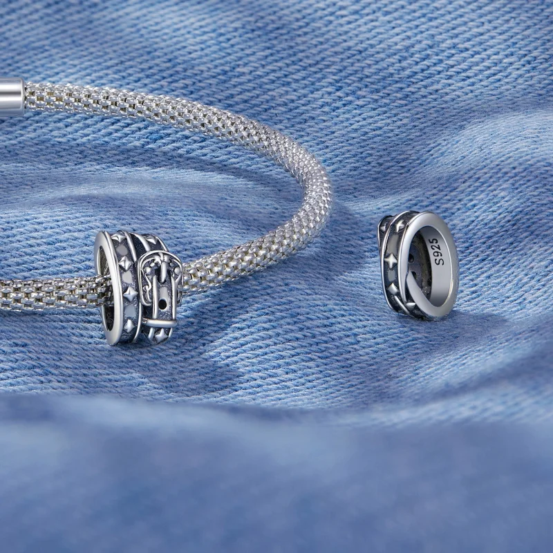 (obrázek pro) Pandora styl Retro opasek přívěsek - SCC2568 - Zobrazit 4
