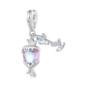 (obrázek pro) Pandora styl Růžová Bonbón Dangle - SCC2640