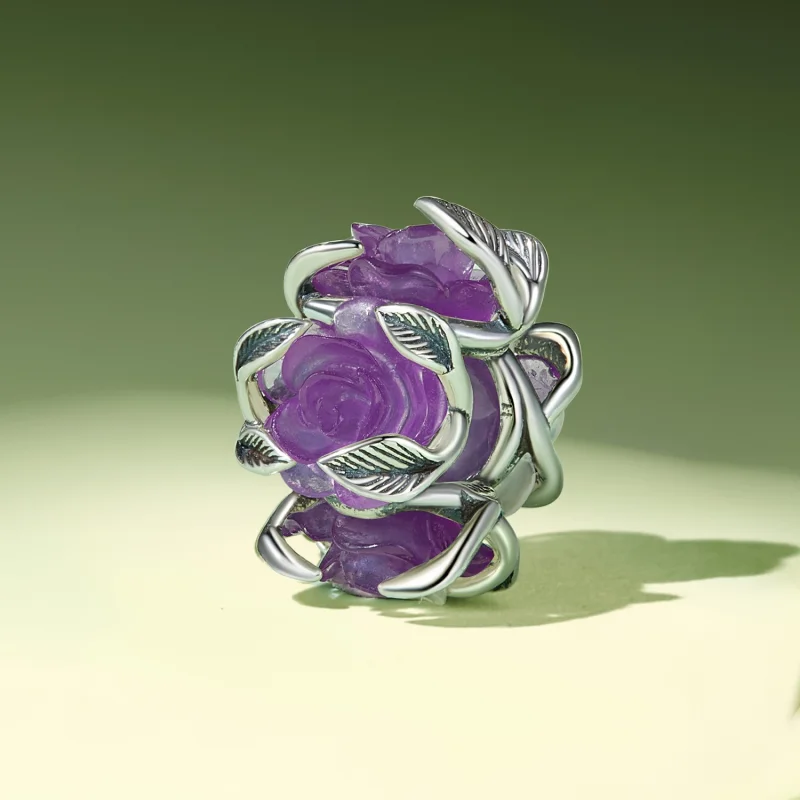 (obrázek pro) Pandora styl Růžový přívěsek - SCC2602 - Zobrazit 3
