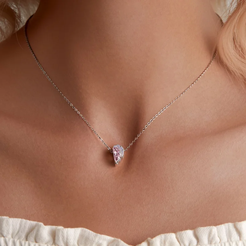 (obrázek pro) Pandora styl Růžové Sestřičky Srdce Charm - SCC2641 - Zobrazit 7