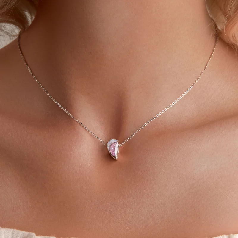 (obrázek pro) Pandora styl Růžové Sestřičky Srdce Charm - SCC2641 - Zobrazit 11