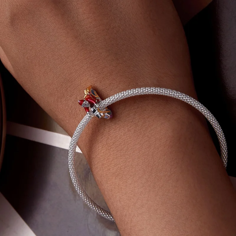 (obrázek pro) Pandora styl Svítící Santa Claus Is Here charm - SCC2645 - Zobrazit 8