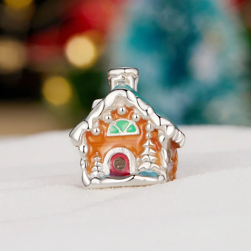 (obrázek pro) Pandora styl Svítící Vánoční večer Dům Charm - SCC2646 - Zobrazit 2