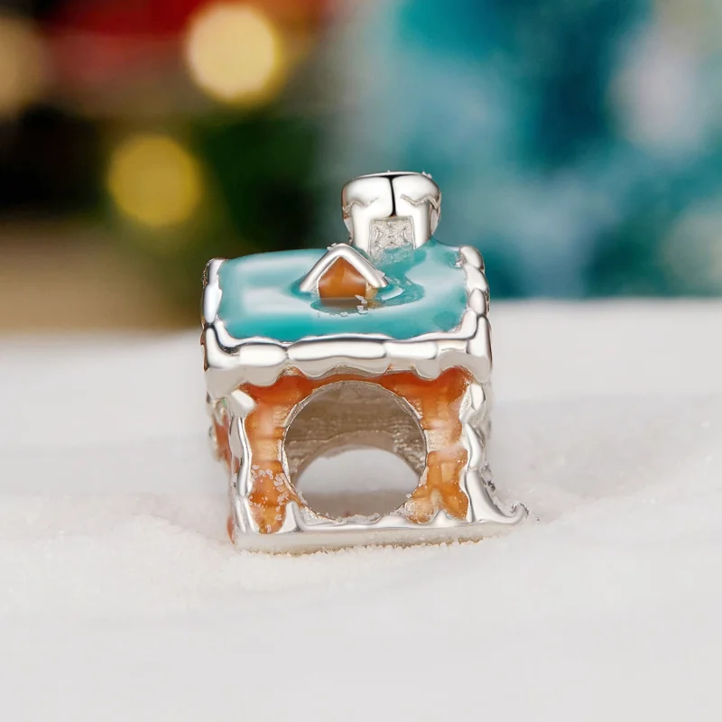 (obrázek pro) Pandora styl Svítící Vánoční večer Dům Charm - SCC2646 - Zobrazit 3